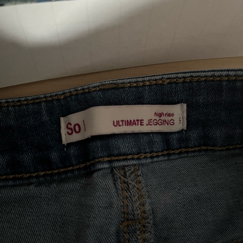 So Juniors skinny jeans denim high rise jegging size 5 fashion pants bottoms - Picture 5 of 5